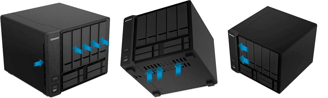 TS-932X, Storage NAS SSD 5TB com dissipação de calor