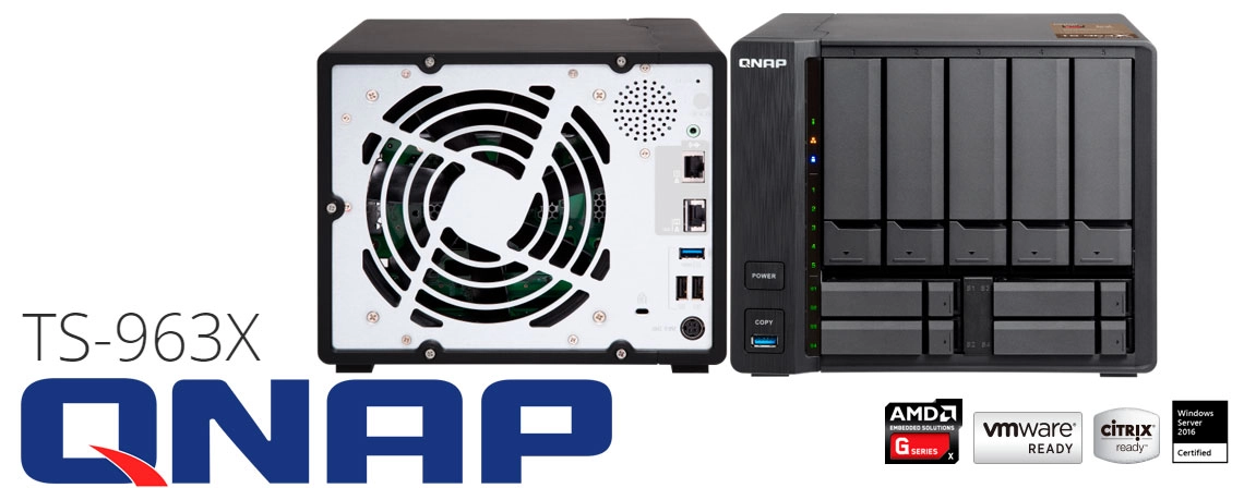 TS-963X Qnap, servidor de backup de alta performance