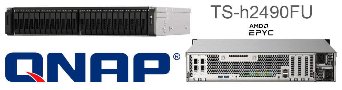 TS-h2490FU, armazenamento ZFS all flash para alto desempenho