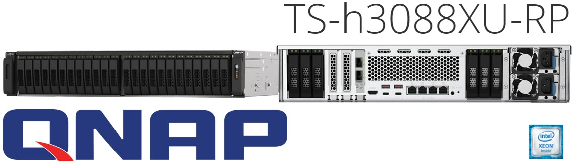 TS-h3088XU-RP, armazenamento totalmente flash baseado no ZFS compatível com 25GbE