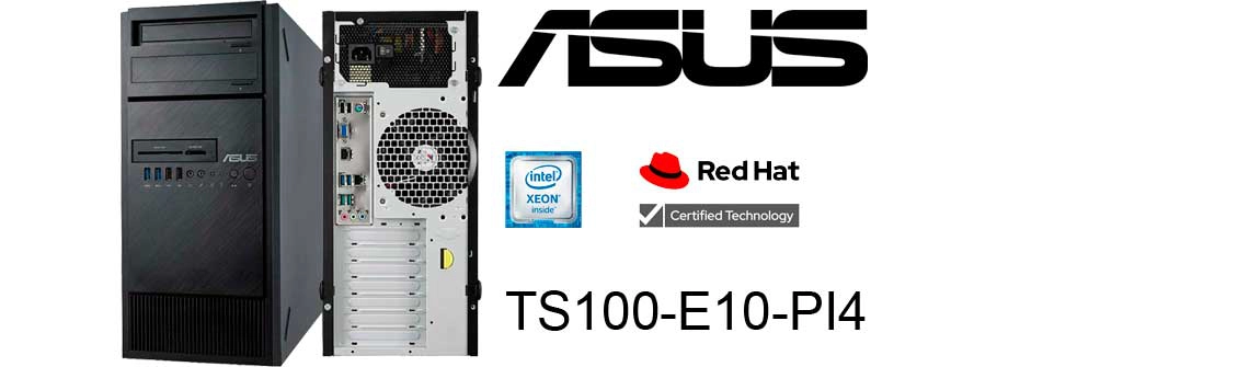 TS100-E10-PI4, servidor ASUS para atividades intensas de trabalho