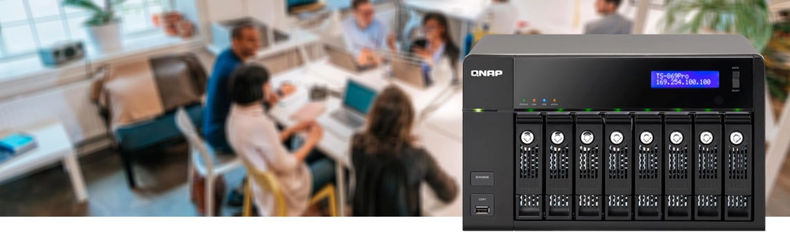 Turbo NAS Qnap, storage NAS para pequenas empresas