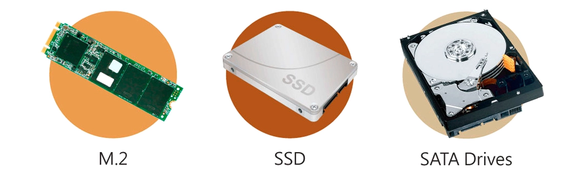 Memórias SSD M.2 e cache SSD de 2,5” com otimização Qtier