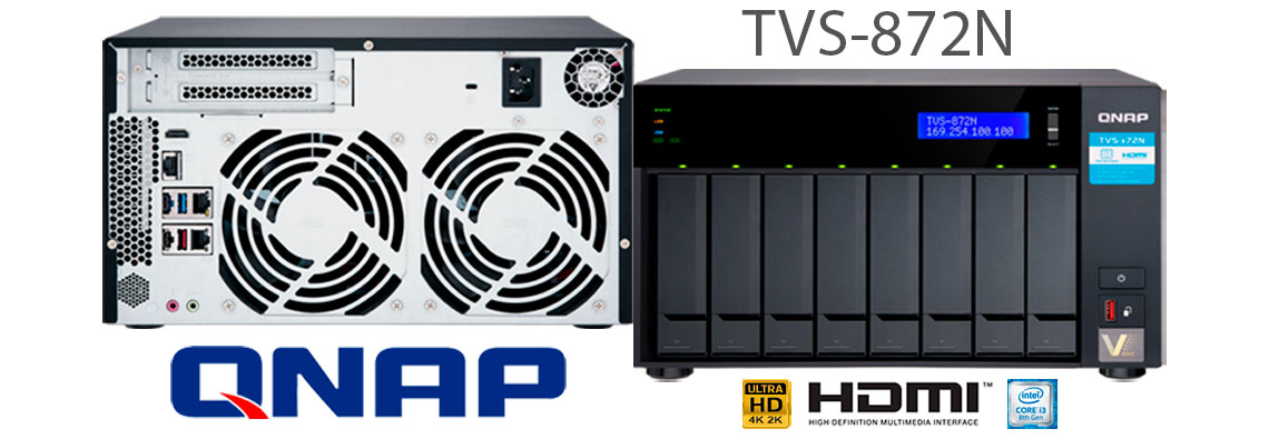 TVS-872N, um servidor NAS SSD com 144TB de capacidade