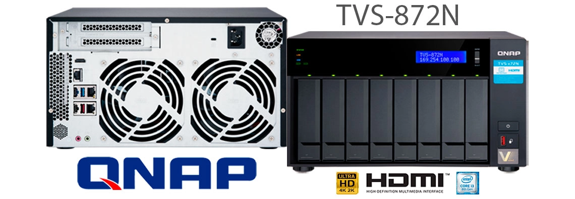 TVS-872N, um servidor NAS SSD com 64TB de capacidade