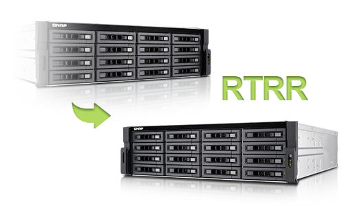 Um NAS enterprise compatível com protocolos RTRR e Rsync