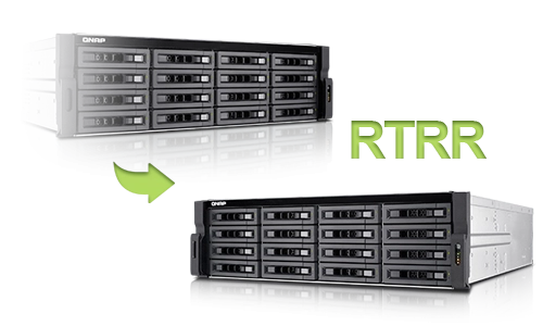 Um NAS enterprise compatível com protocolos RTRR e Rsync