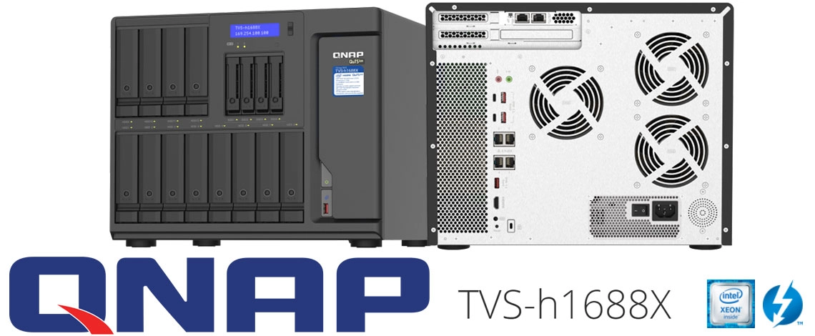 TVS-h1688X, storage NAS com QuTS hero