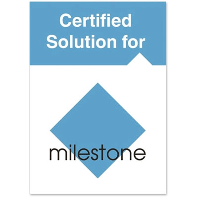 Um armazenamento certificado para uso com o Milestone XProtect VMS