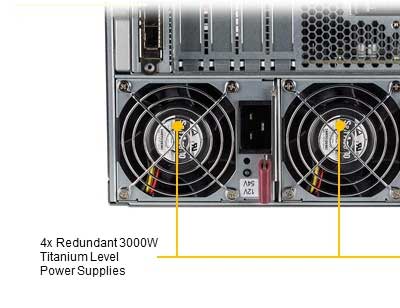 Um server rackmount de baixo consumo de energia