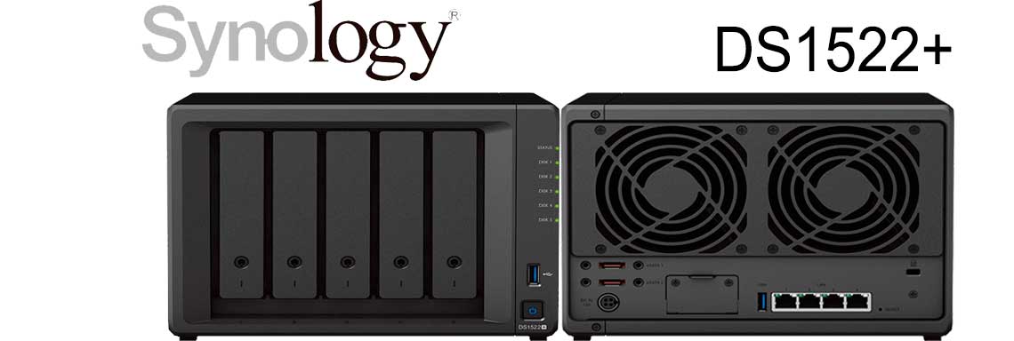 Synology DS1522+ DiskStation - Storage NAS 5 Baias SATA