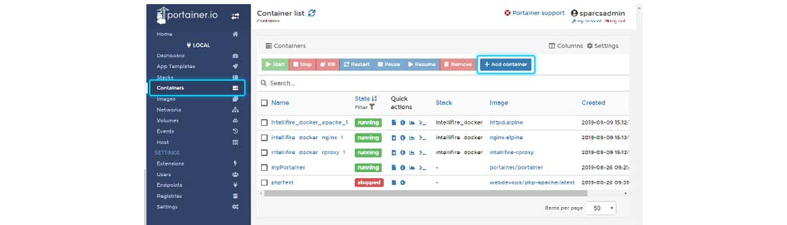 Um storage NAS com implementações do Docker com Portainer