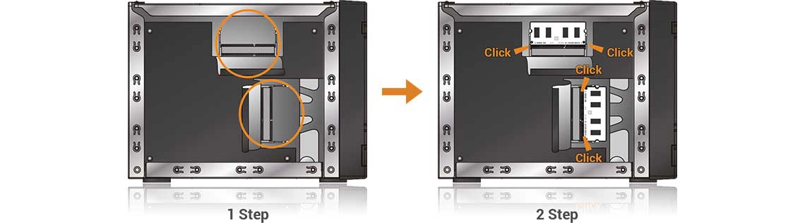 Um storage NAS com memória atualizada