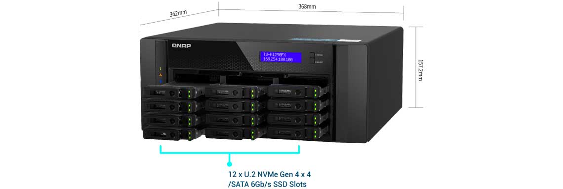 Uma matriz de armazenamento all flash para E/S e baixa latência