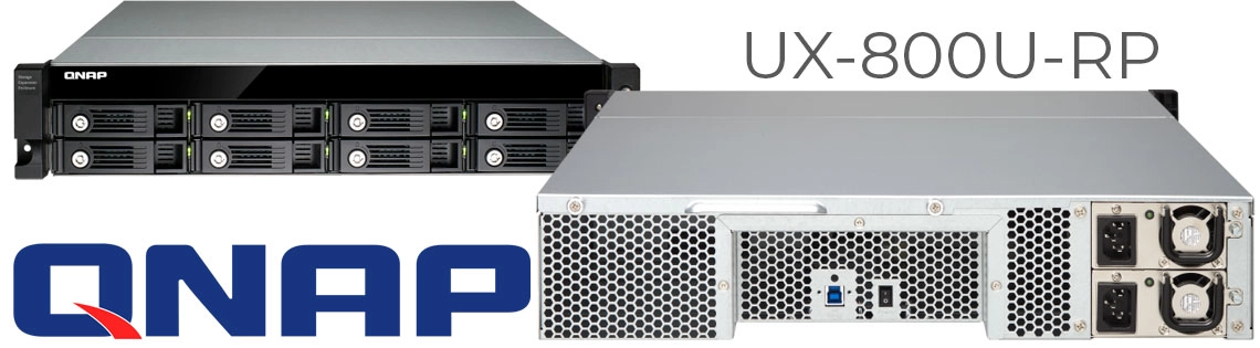 Um gabinete de expansão rackmount 8 baias