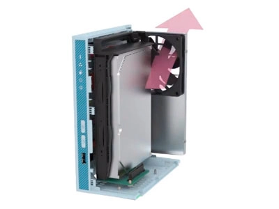 Ventilador de refrigeração eficiente para fluxo de calor