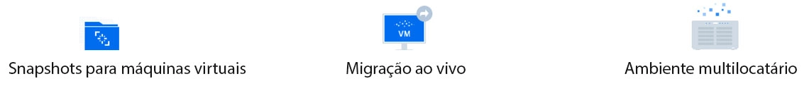 Virtual Machine Manager do servidor