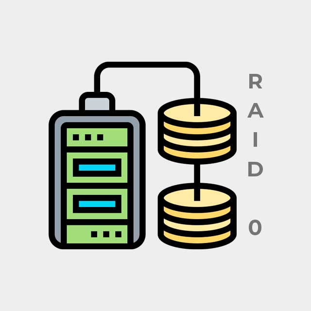 Quais aplicações posso usar a configuração RAID 0?